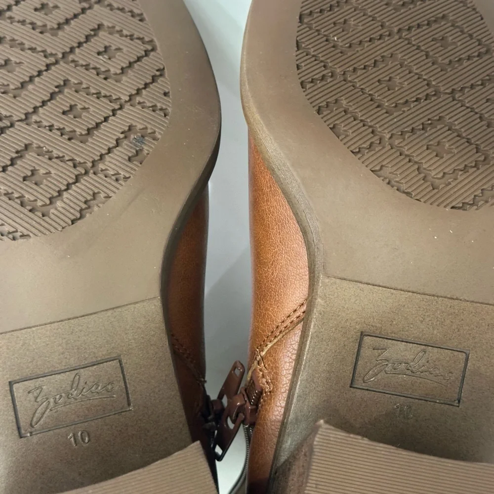 Zodiac Lovie Boot Size 10 color Cognac - Picture 12 of 12